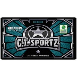 PAINTBALLS BOX GI SPORTZ 1 STAR 2000 UNITS Paintball