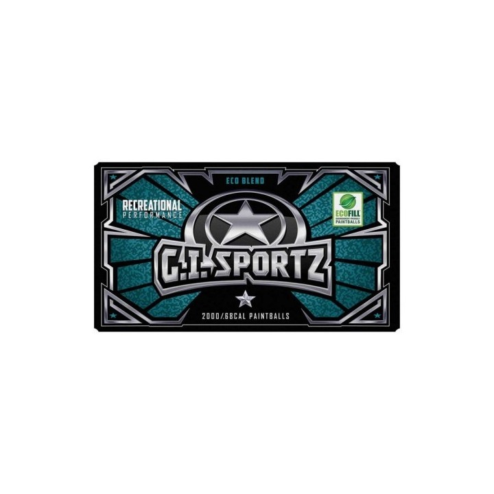 PAINTBALLS BOX GI SPORTZ 1 STAR 2000 UNITS Paintball