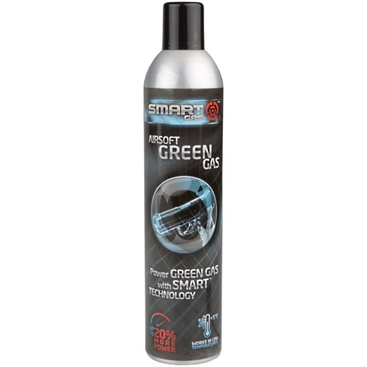 Green Gas 800 ml pour réplique airsoft avec lubrification silicone