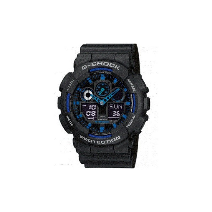Montre G-Shock Classic GA-100 noir/bleu