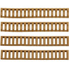 Lot de 4 cache rail Picatinny tan souples