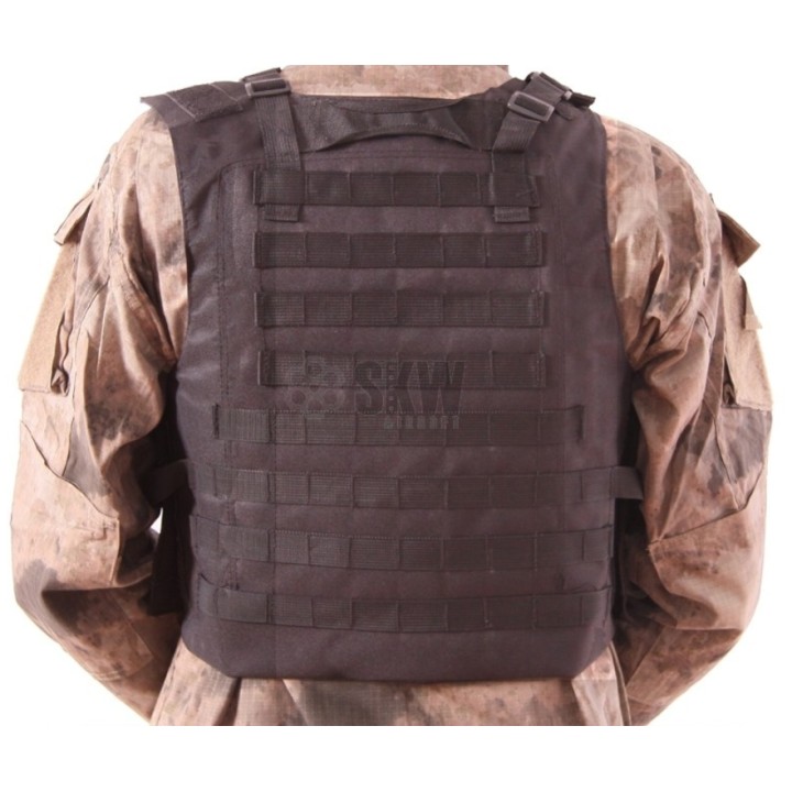 GILET PLATE CARRIER NOIR DELTA TACTICS V07 Airsoft