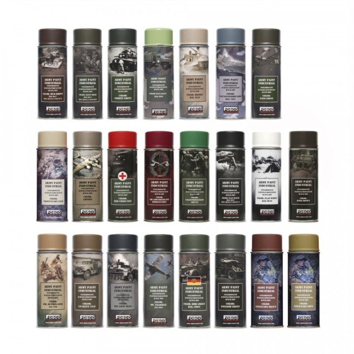 BOMBE PEINTURE MILITAIRE COYOTE