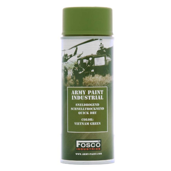 BOMBE PEINTURE MILITAIRE VIETNAM GREEN
