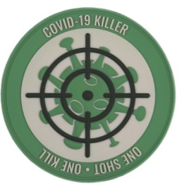 PATCH 3D PVC COVID-19 KILLER 6103