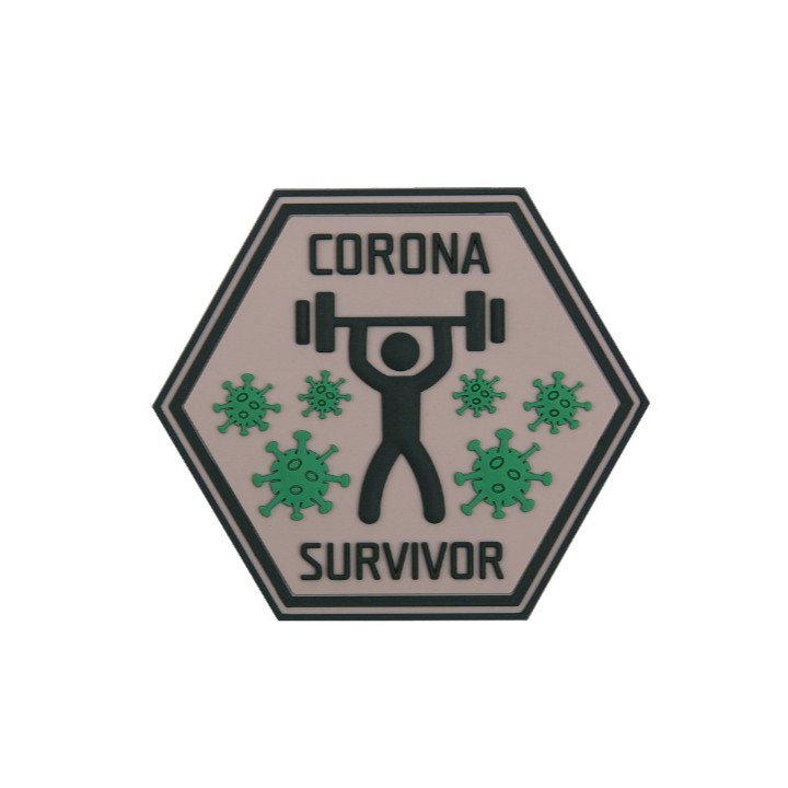 PATCH 3D PVC CORONA SURVIVOR 6101