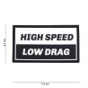 PATCH 3D PVC HIGH SPEED LOW DRAG noir blanc
