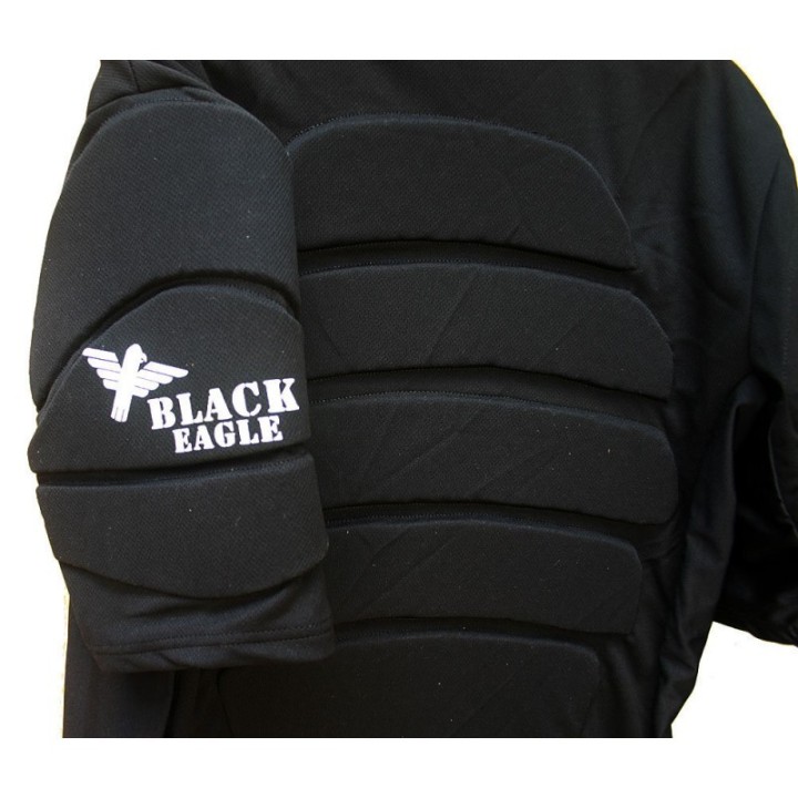 Paintball chest protector Black Eagle - Black taille Kids