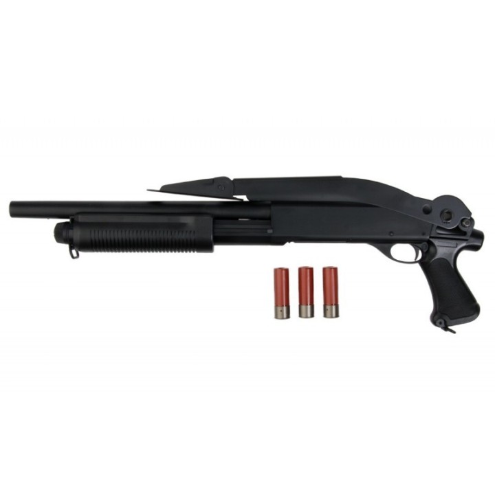 FUSIL M870 CROSSE RETRACTILE CYMA (CM352M) - Produits Airsoft
