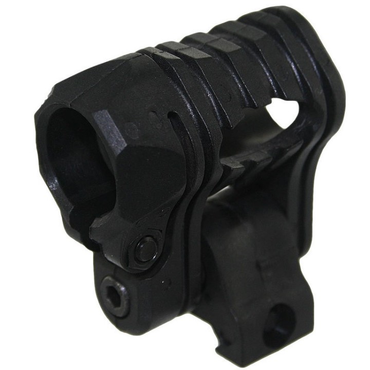 Multi-Position Flashlight Gun Mount for Picatinny Rail - Black [Black Eagle Corporation]