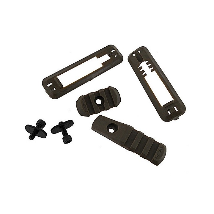 Kit rail pour garde main commando Black - Rails