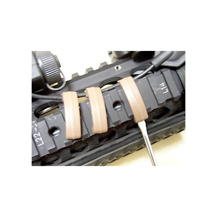 Black Eagle IndexClips, 60 Piece Set (DE) - Rail cover