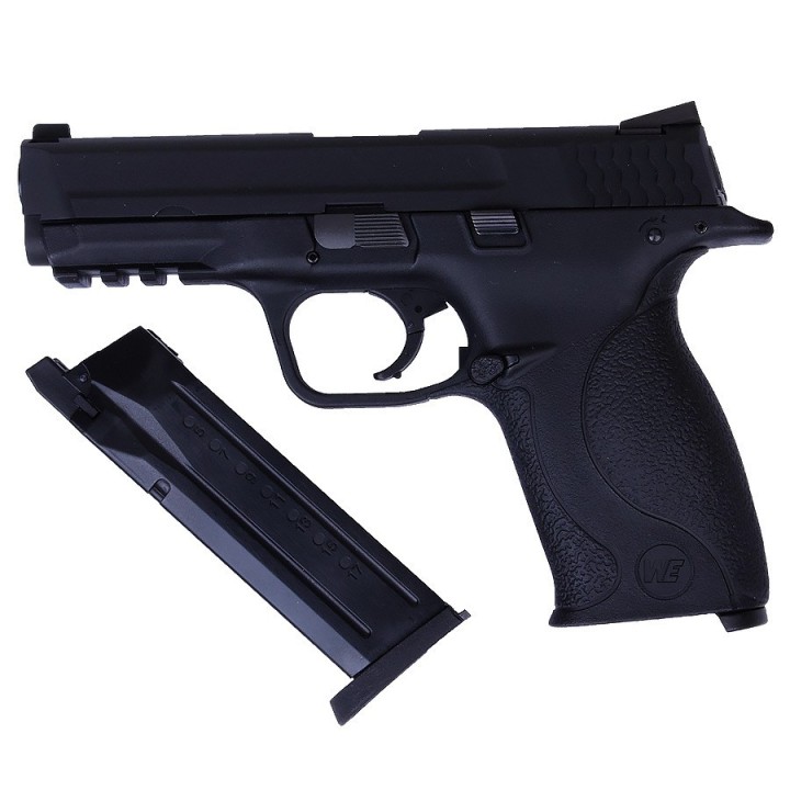 WE MP9 Big Bird, GBB (black) - Produits Airsoft