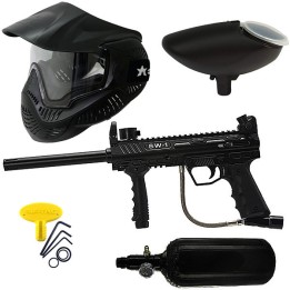 Kit de paintball SW1 air masque thermal MI-3 black
