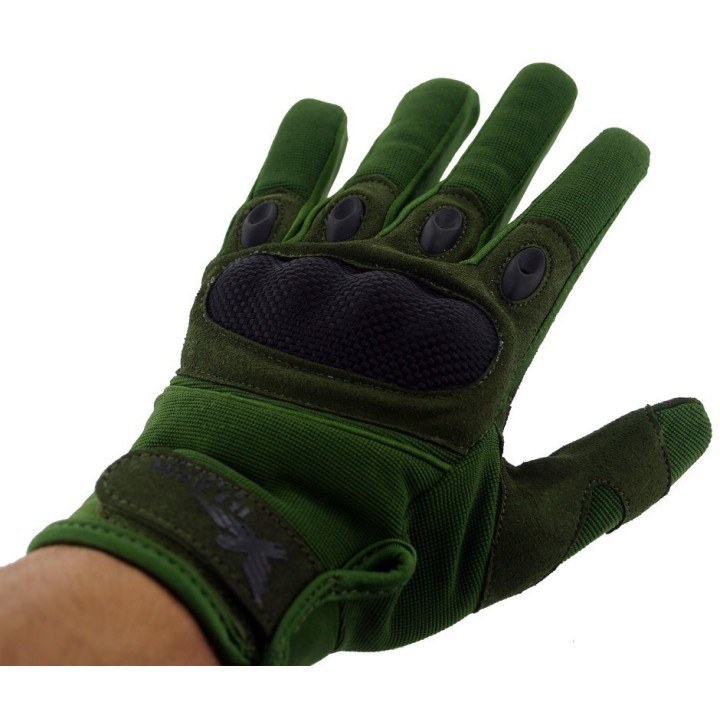 Gants Airsoft pas cher Mil Star Olive Gloves BE L