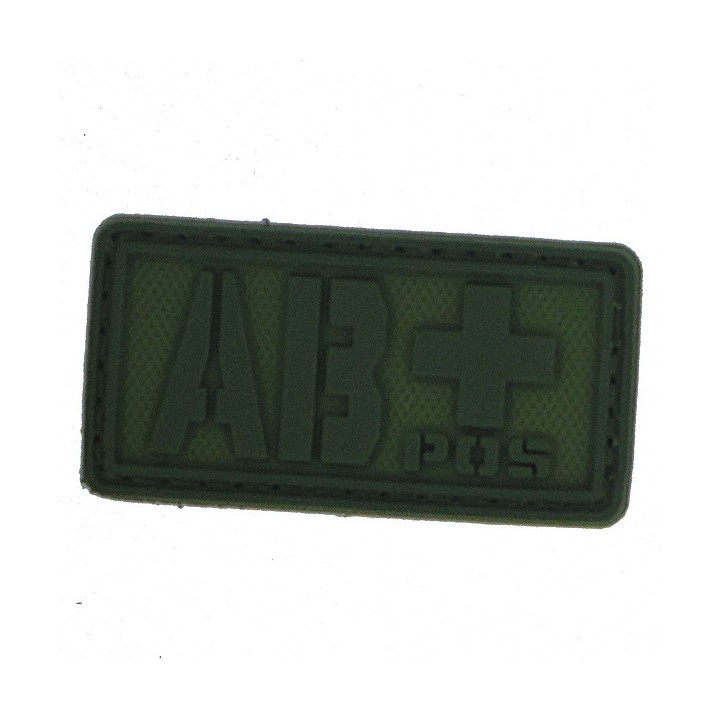 Patch PVC groupe sanguin AB+ olive Gilets tactiques...