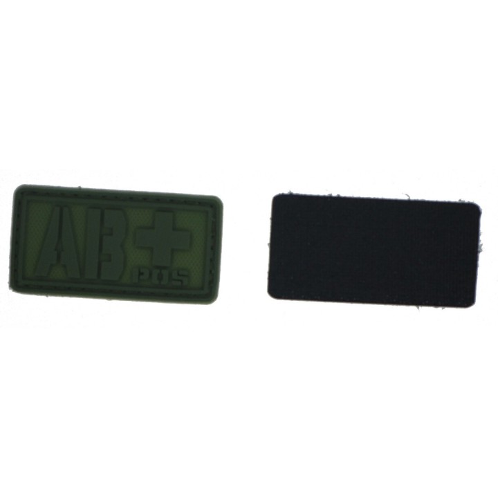 Patch PVC groupe sanguin AB+ olive Gilets tactiques...