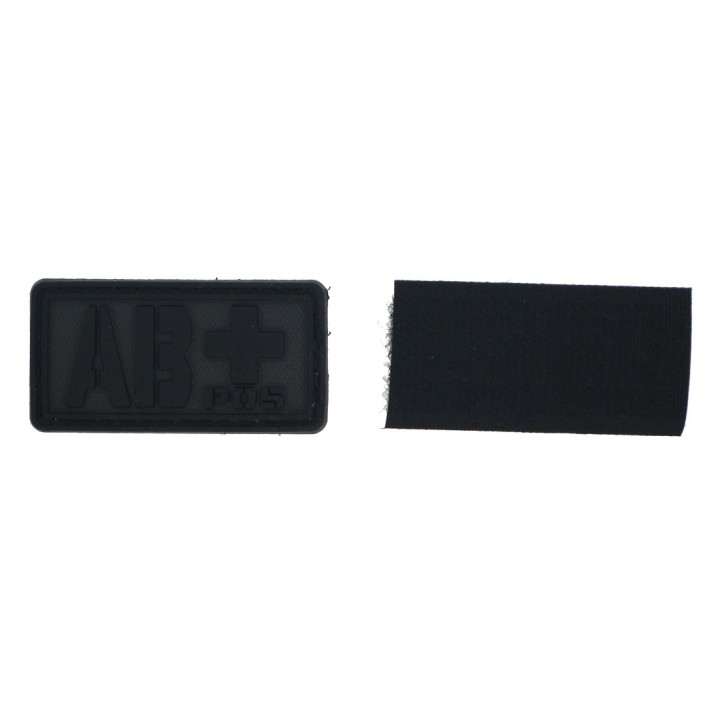 Patch PVC groupe sanguin AB+ noir Gilets tactiques...