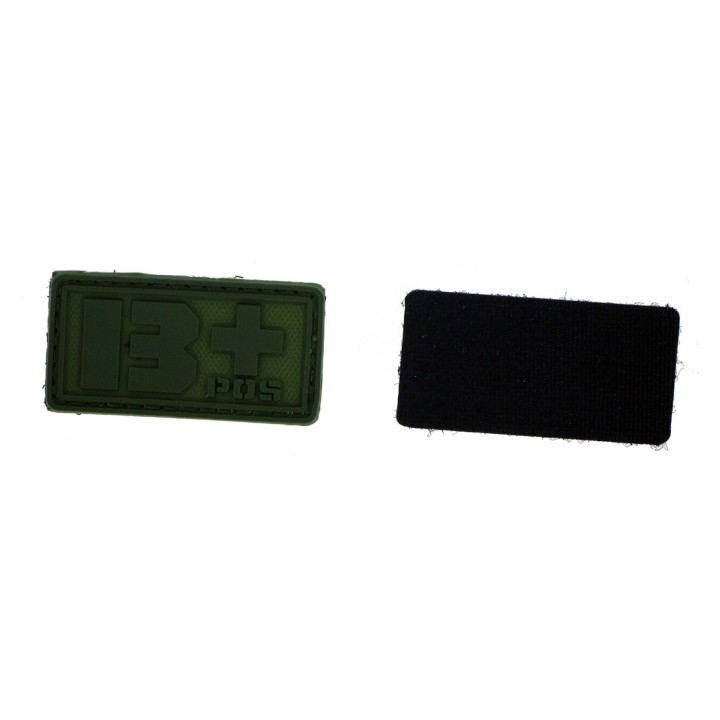 Patch PVC groupe sanguin B+ olive Gilets tactiques...