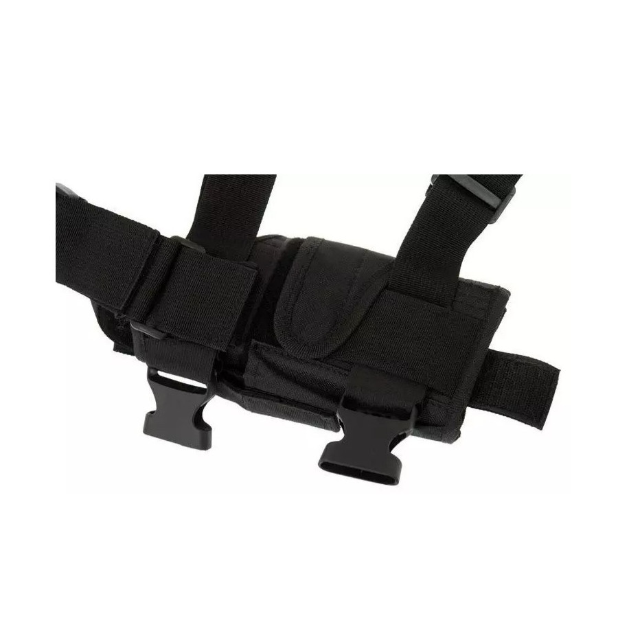 Holster de jambe avec une pochette de magazine