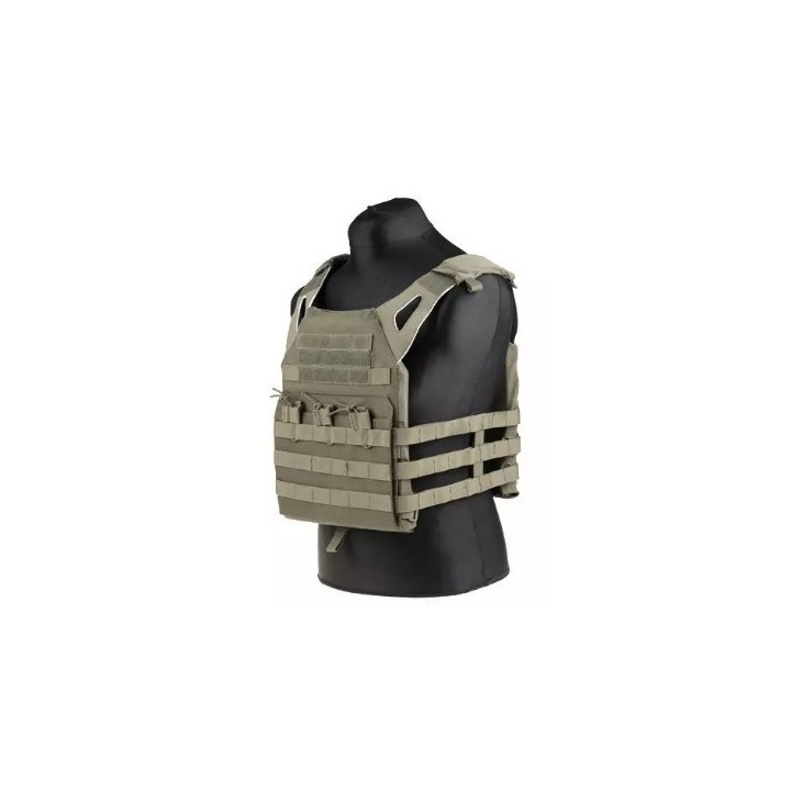 Gilet tactique type de saut - vert olive