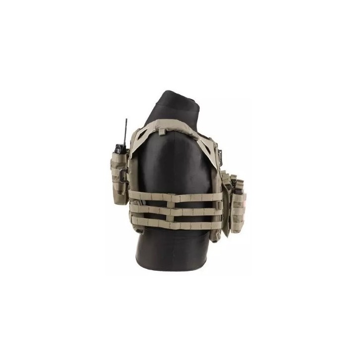 Gilet tactique type de saut - vert olive