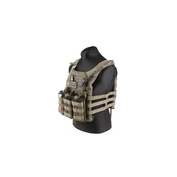 Gilet tactique type de saut - vert olive