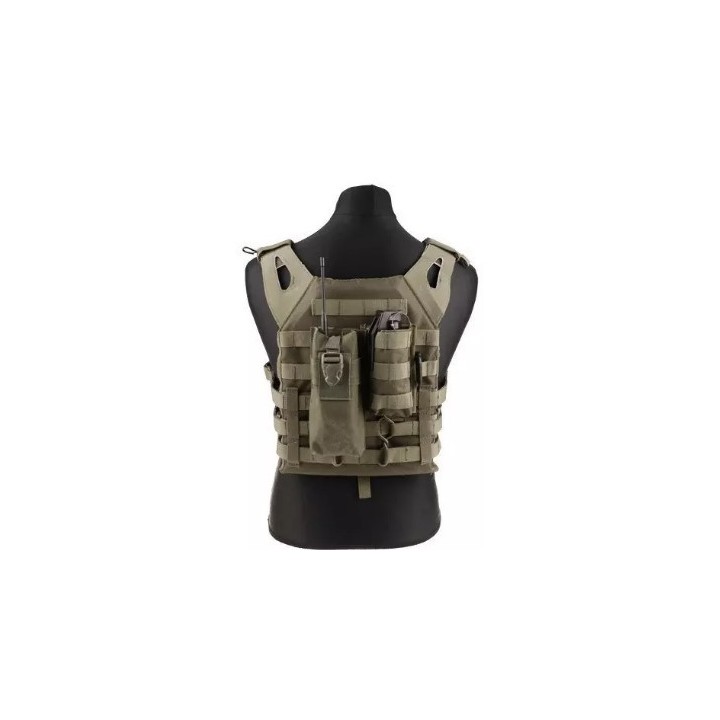 Gilet tactique type de saut - vert olive