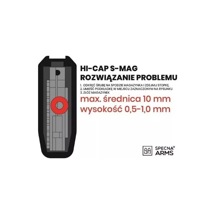 380BBs S-Mag Hi-Cap magazine - black