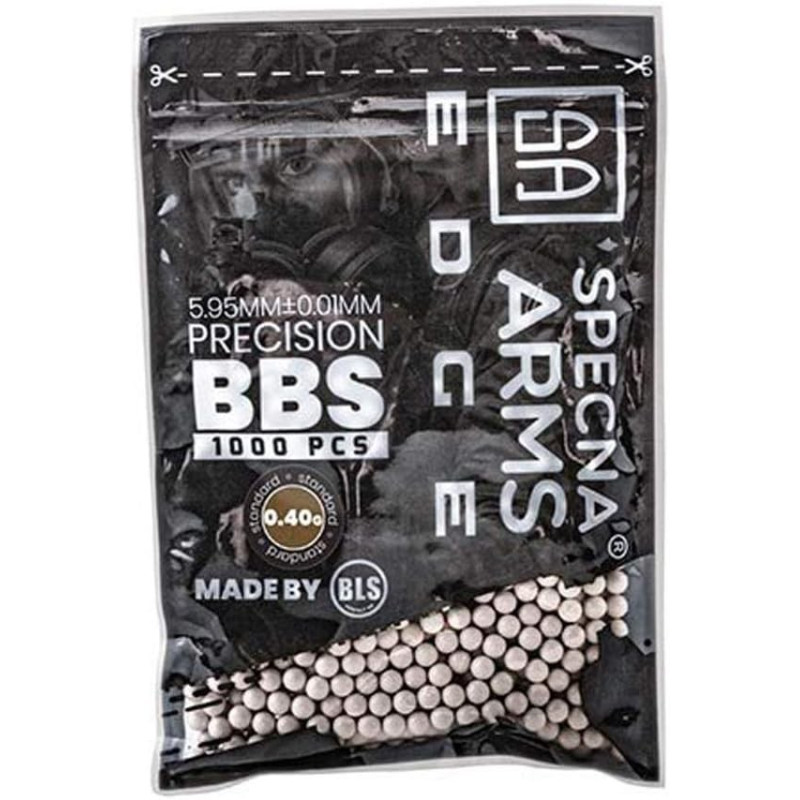 0.43g Specna Arms EDGE Precision BBs - 1000 BBs - Ivory