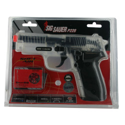 Pistolet Airsoft Sig Sauer P228 - Kit Complet Débutant avec Masque Anti-Buée