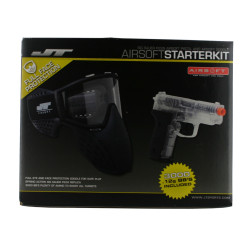 Pistolet Airsoft Sig Sauer P228 - Kit Complet Débutant avec Masque Anti-Buée