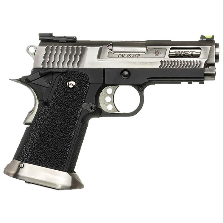 GBB 3.8 SILVER BRONTOSAURUS PISTOLET WE - Produits Airsoft