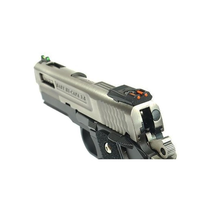 GBB 3.8 SILVER BRONTOSAURUS PISTOLET WE - Produits Airsoft