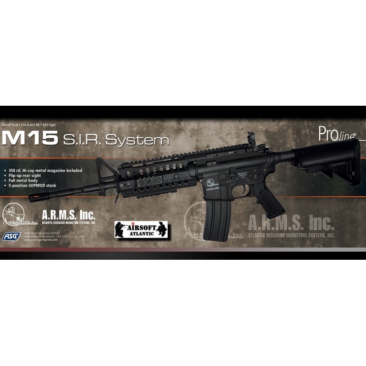 Airsoftrifle, PL, M15 ARMALITE, with ARMS S.I.R. ArmaLite...