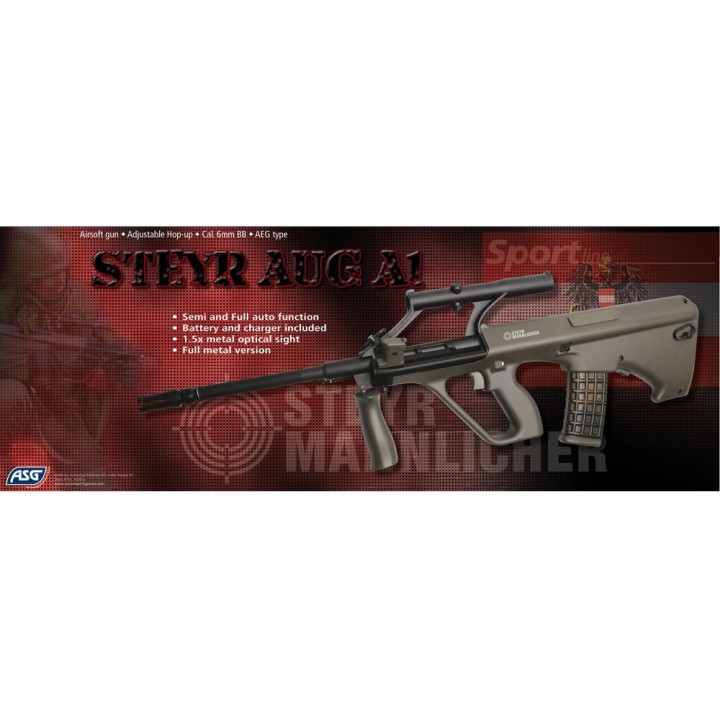 Replique airsoft d'épaule AEG SLV, Steyr AUG A1 Répliques AEG-Airsoft