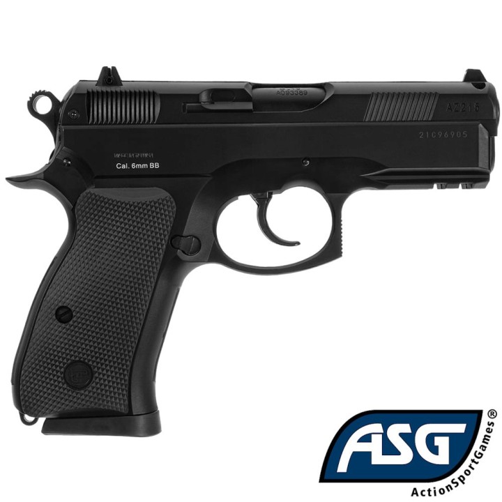 Pistolet airsoft CZ 75D Compact pour débutants