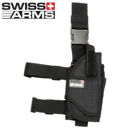Holster airsoft universel Swiss Arms noir ajustable