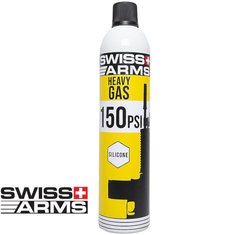 Bouteille de gaz Swiss arms Scar Heavy (150 PSI) Lubrifié 760ml