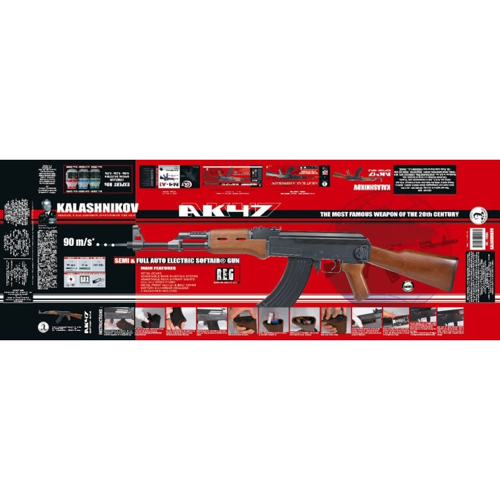 Cybergun AK47 Airsoft Replica - Reliable and Performant AEG Kalashnikov