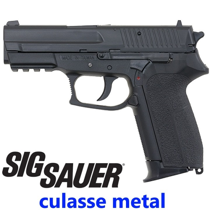 SIG SAUER SP2022 Co2 Culasse metal 6mm 15BBs KWC / Cybergun