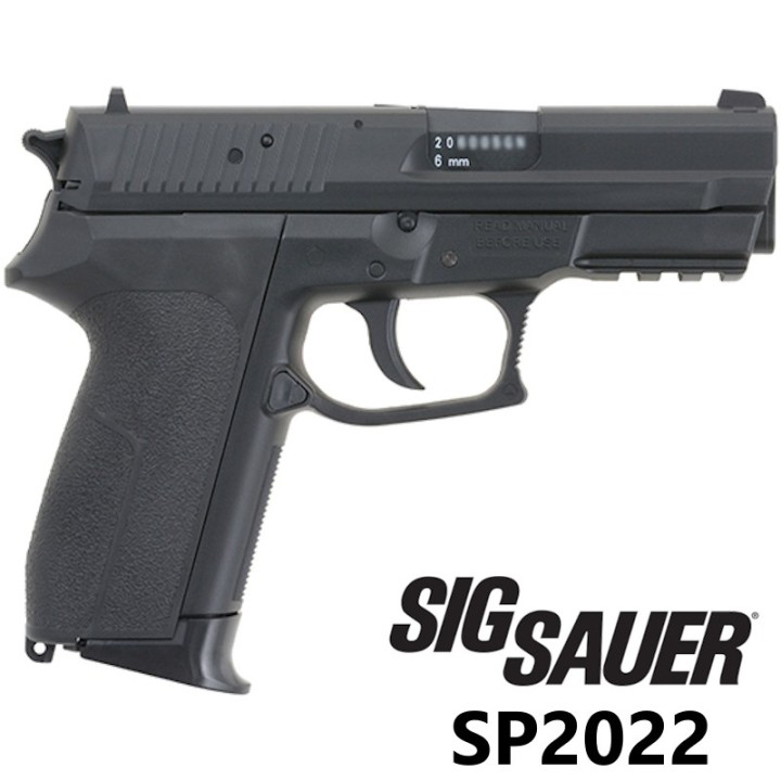 SIG SAUER SP2022 Co2 Culasse metal 6mm 15BBs KWC / Cybergun