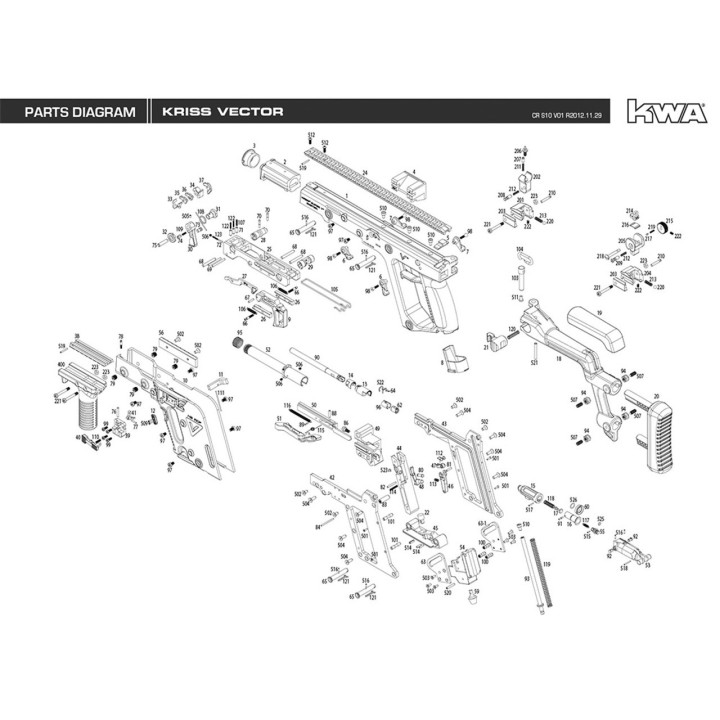 KWA AIRSOFT KRISS VECTOR n°65