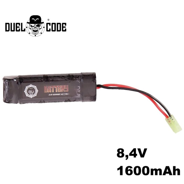 BATTERIE NI-MH 8.4V 1600MAH DUEL CODE - Batteries
