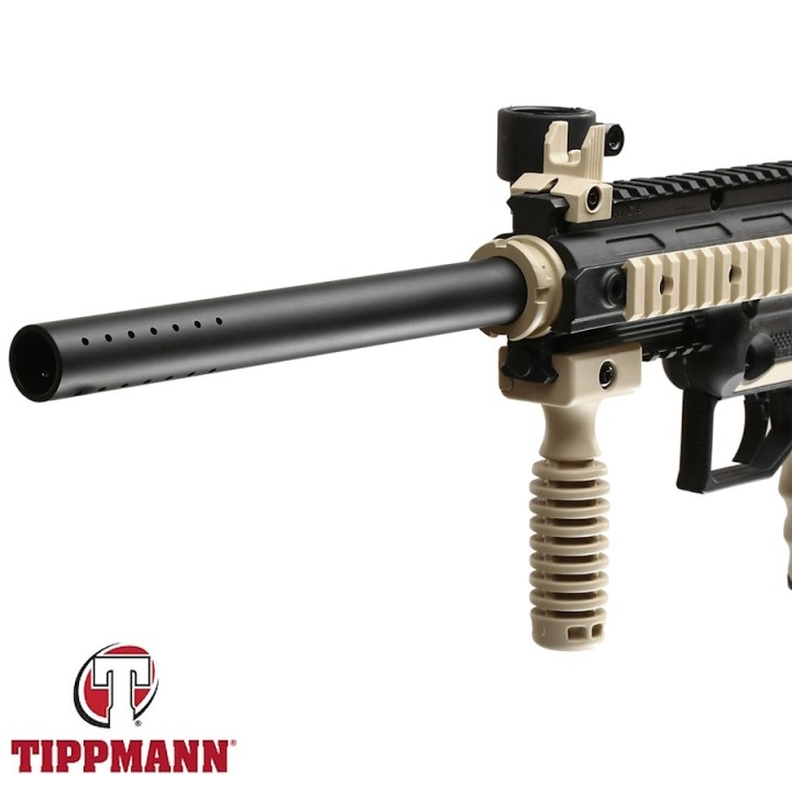 lanceur paintball Tippmann avec canon de précision