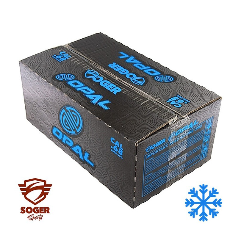 BOX PAINTBALL SOGER OPAL 2000 FIELD PRO ROUND 68 CAL