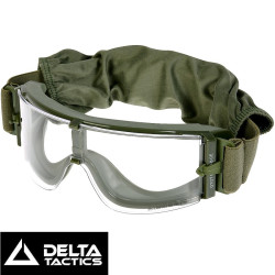 Lunette de protection airsoft anti-buée avec monture olive