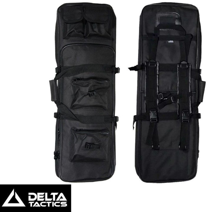 Housse Commando Airsoft 85 cm noire pour réplique longue