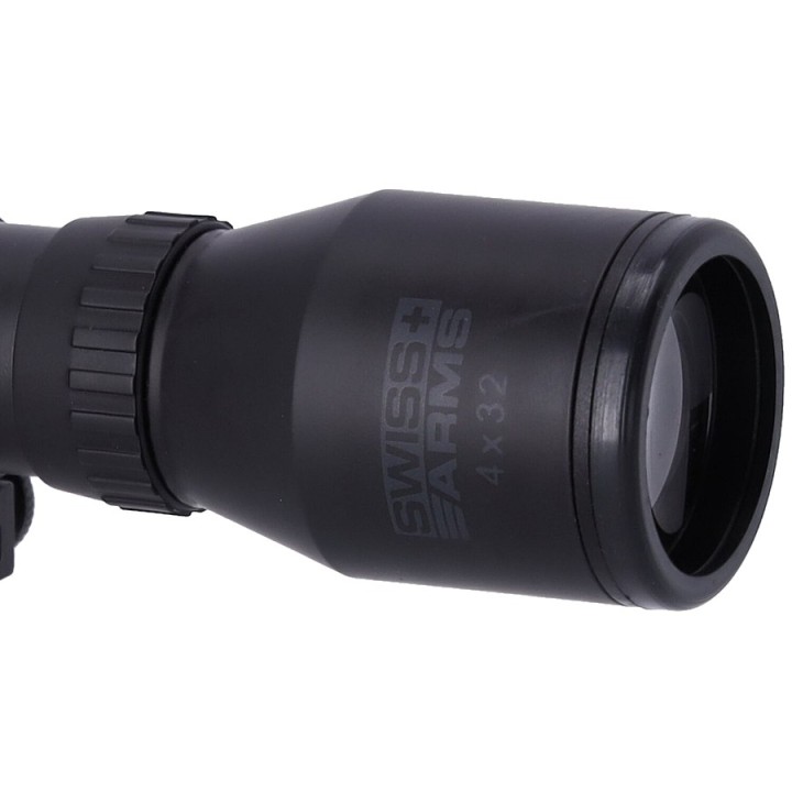 4x32 Airsoft Scope - Adjustable sight and lens protection