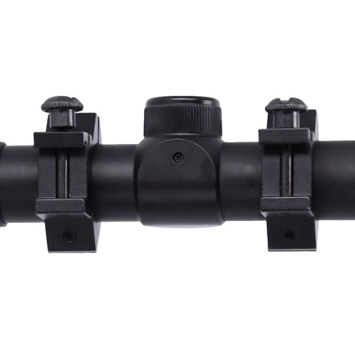 4x32 Airsoft Scope - Adjustable sight and lens protection